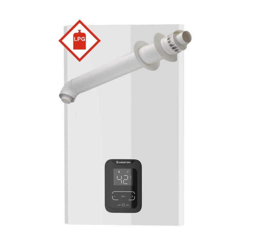 Ariston NEXT EVO X 11L LPG Gas Water Heater ( 3632535 ) including Horizontal Flue Kit ** LPG GAS **