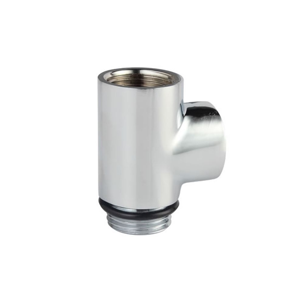 Chrome Dual Fuel T Piece