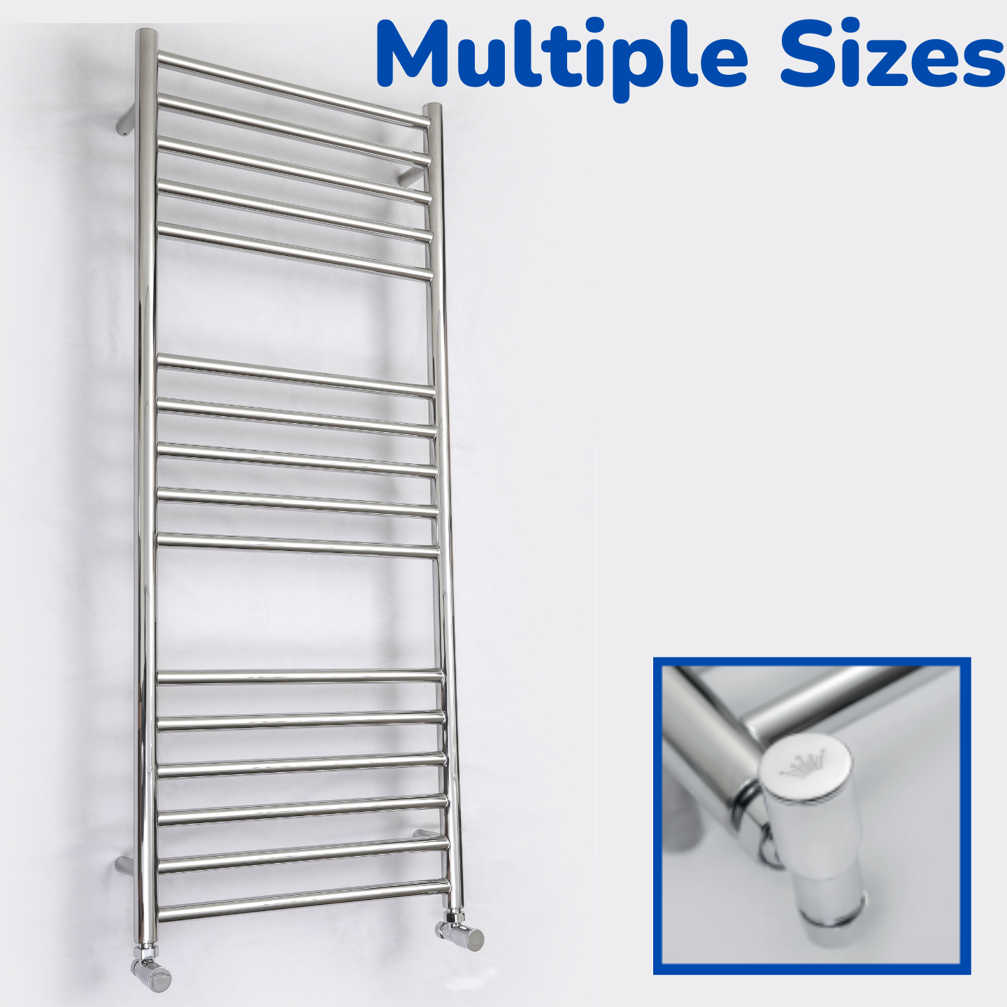 Petticoat Polished Stainless Steel Round In Round Towel Rail