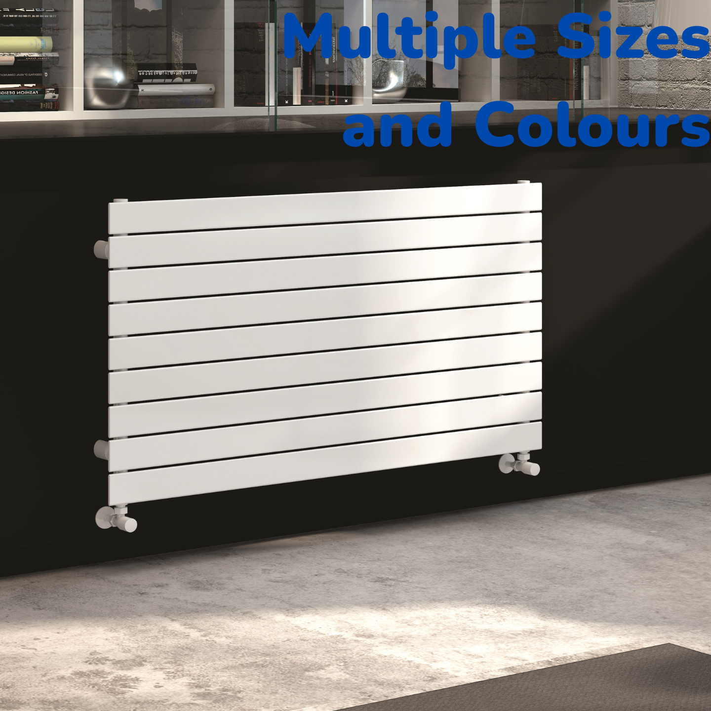 Bedford Flat Profile Steel Horizontal Radiator