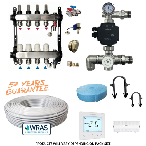 60sqm Underfloor Heating Kit (Screed System)