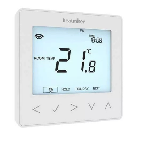 Heatmiser NeoStat v2 Hard Wired Programmable Smart Thermostat White