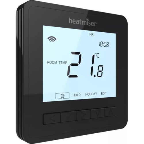 Heatmiser NeoAir V3 Smart Wireless Programmable Room Thermostat Black