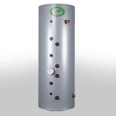Joule Cyclone Platinum Short Solar Twin Coil Unvented Indirect Stainless Steel Hot Water Cylinder 250 Litre - TCEMVS-0250NFC
