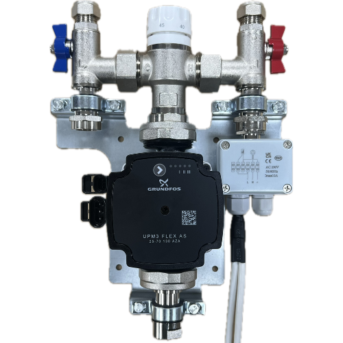 Single Room Control Pack with Grundfos or Wilo Pump (1 Port 16mm Manifold)