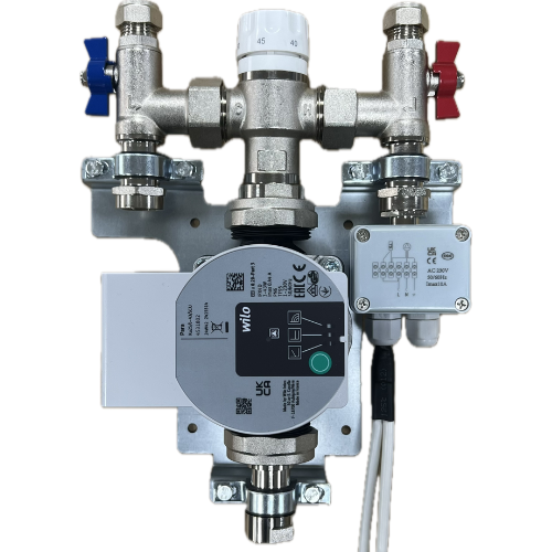 Single Room Control Pack with Grundfos or Wilo Pump (1 Port 16mm Manifold)