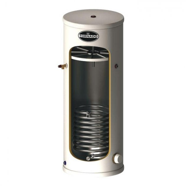 Telford Tornado 3.0 Stainless Steel Indirect Unvented Hot Water Cylinder 300 Litre