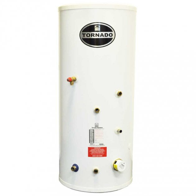 Telford Tornado 3.0 Stainless Steel Indirect Unvented Hot Water Cylinder 250 Litre