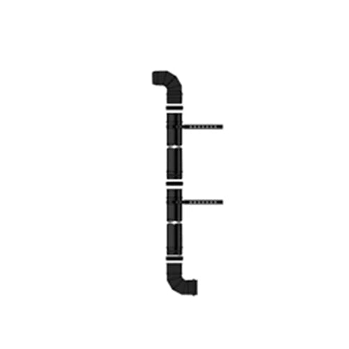 Grant Adjustable Plume Diverter Kit 80mm x 2 Metres 12-26kW - GPDA90B