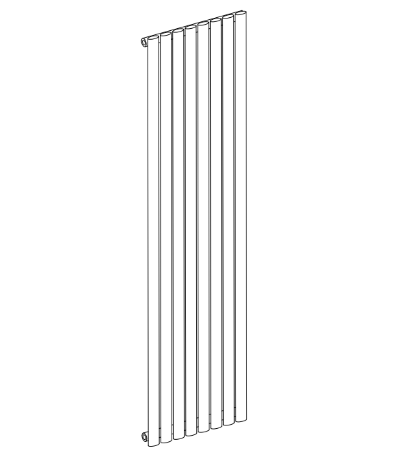 Cavendish Elliptical Steel Vertical Radiator