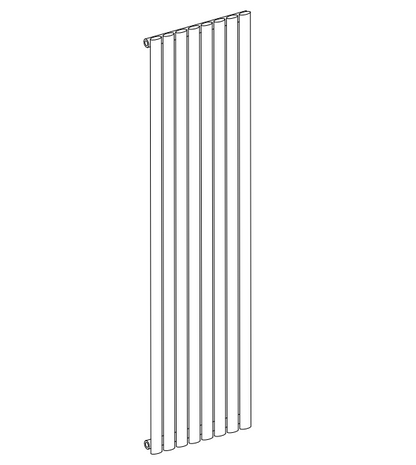 Cavendish Elliptical Steel Vertical Radiator