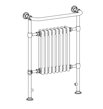 Renhold Traditional Radiator Floor Standing