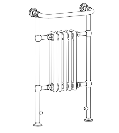 Renhold Traditional Radiator Floor Standing