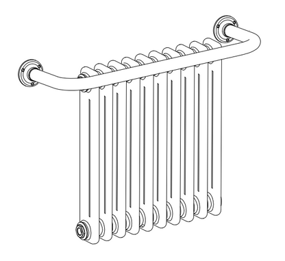 Renhold Traditional Radiator Wall Mounted 491x741