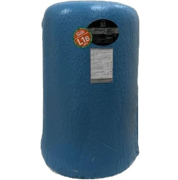 TELFORD 1500MM X 500MM INDIRECT VENTED STAINLESS STEEL GRADE 3 PART L FOAMED CYLINDER (60 X 20) - VSI15050VF