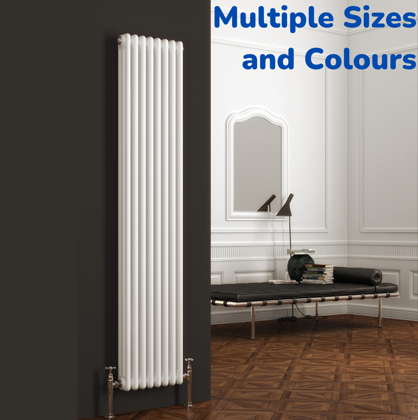 Classic Multi Column Vertical Central Heating Radiators - 3 Column