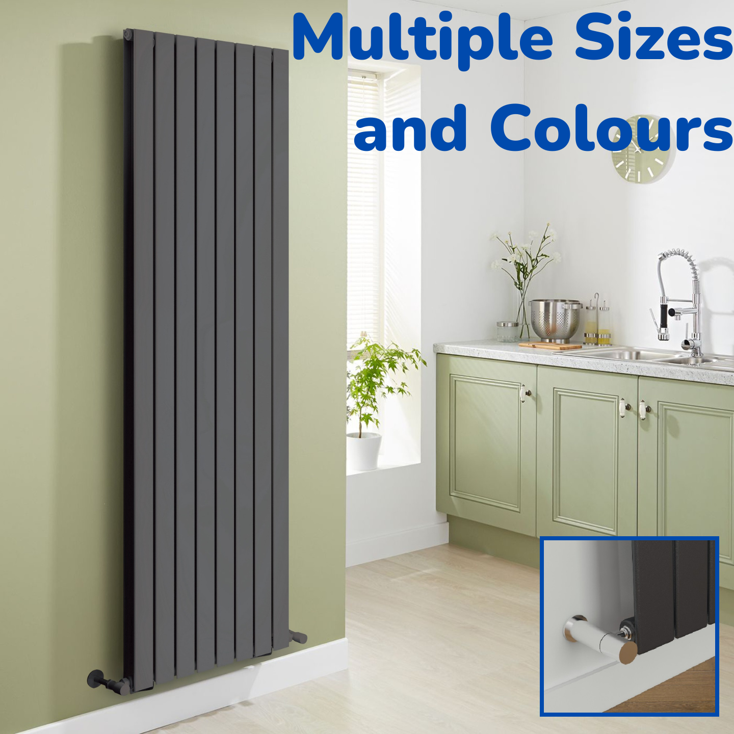 Baker Flat Profile Steel Vertical Radiator