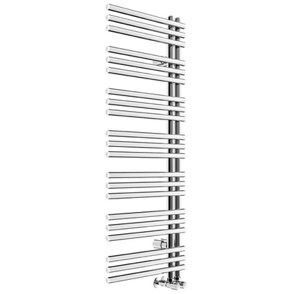 Duke Chrome Round On Round Steel Towel Rail