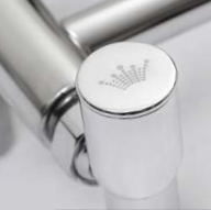Carnaby Chrome Flat Profile Steel Towel Rail