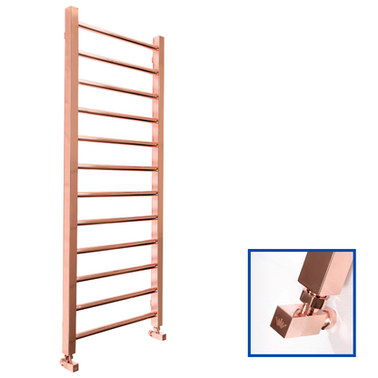 Canonbury Copper Lacquer Steel Towel Rail 1200x500