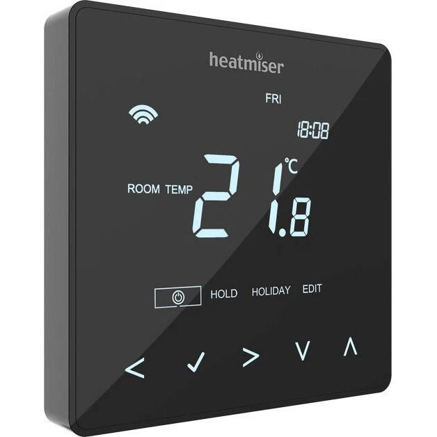 Heatmiser NeoStat Smart WiFi Thermostat - Black