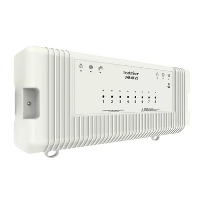 Heatmiser UH8-RF Remote Frequncy - 4 Zone 230v Wiring Centre v2 for UFH