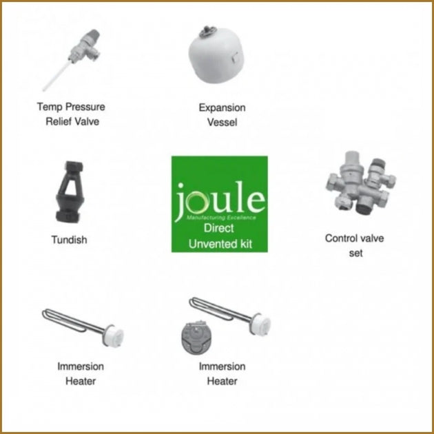 Joule Invacyl Standard Direct Unvented Cylinder 250 Litre - Stainless Steel