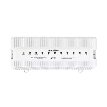 Heatmiser UH8 8 Zone Underfloor Heating 230v Wiring Centre v2 - White
