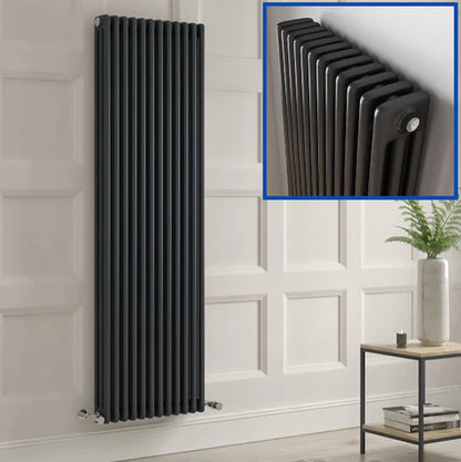 Classic Multi Column Vertical Central Heating Radiators - 3 Column